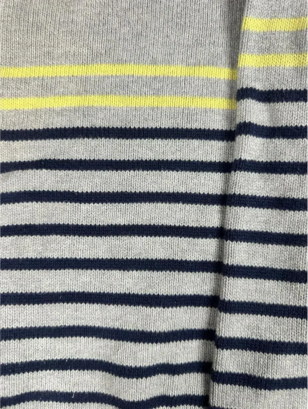 🧵✨ Boys Gray Striped Sweater, Sz Small(5-6), Gymboree, Crew 100% Cotton 🧵✨